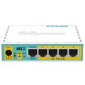 Маршрутизатор: Mikrotik hEX PoE lite (Замена RB750UP) [5х10/ 100 Мбит/ с Fast Ethernet 8P8C (RJ45), PoE: от 6 до 30 В, джек: от 10 до 28 В, Level 4)