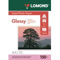 Фотобумага Lomond глянцевая, А4, 150 г/ м2, 25 л, для струйной (0102043)