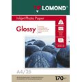 Фотобумага Lomond глянцевая, А4, 170 г/ м2, 25 л, для струйной печати (0102143)
