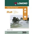 Фотобумага Lomond Матовая Двухсторонняя, A4, 200г/ м2, 50л, (0102033)