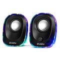 Акустическая система Sven 2.0 SVEN 330 5W, USB, черный (SV-014001)