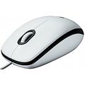 Мышь Logitech B100 оптическая, проводная, USB, белый (910-003360)