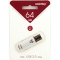 Флеш-накопитель Smartbuy 64Gb USB2.0 V-Cut Серебристый (SB64GBVC-S)