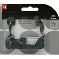 Наушники-вкладыши Defender Basic-633 mini jack 3.5 mm, черный (63633)