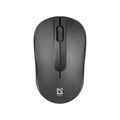 Мышь Defender Datum MM-285 беспроводная, черный, Радио USB,  оптическая (52285)