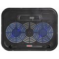 Подставка для ноутбука Buro BU-LCP140-B214H 14"338x255x22мм 1xUSB 2x 140ммFAN 480г металлическая сетка/ пластик черный
