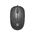 Мышь Defender Datum MS-980 проводная, черный, USB,  оптическая (52980)