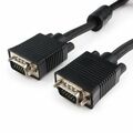 Кабель VGA 5м Gembird/ Cablexpert черный, тройной экран, феррит. кольца, пакет (CC-PPVGA-5M-B)