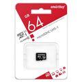 Карта памяти microSDXC Smartbuy 64Gb Class 10 без адаптера (SB64GBSDCL10-00LE)