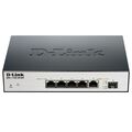 Управляемый коммутатор 5 портов: D-Link DGS-1100-06/ ME (5х10/ 100/ 1000 Мбит/ с,1хSFP) 2 уровня