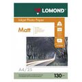 Фотобумага Lomond двусторонняя, матовая, A4 (210x297мм), 130 гр/ м2, 25л (0102039) для струйной и лазерной печати