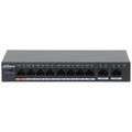 Неуправляемый POE-коммутатор 08 портов: Dahua PFS3010-8ET-96 (08 портовХ10/ 100/ 1000 Мбит/ сек) PoE‑бюджет 57 Вт, корпус - металл