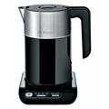Чайник электрический Bosch TWK8613P 1.5л. 2400 Вт черный/ серебристый (металл/ пластик)