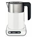 Чайник электрический Bosch TWK8611P 1.5 л, 2400 Вт, белый/ серебристый (корпус - металл/ пластик)