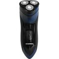 Электробритва Starwind SBS1503 черный/ синий (роторная, бритьё - влажное/ сухое, головок - 1, питание - от аккумулятора)