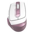 Мышь A4Tech Fstyler FG35 оптическая, беспроводная, USB, офисная, белый/ розовый (FG35 PINK)