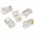 Коннектор RJ-45 Cat5e 6 микрон, неэкранированный, Gembird (LC-8P8C-001 (3-fork)) упаковка 100 шт