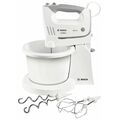 Миксер стационарный Bosch MFQ 36460 белый (450 Вт; скоростей - 5; обьем - 3 л; насадок - 4)