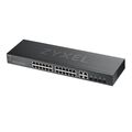 Управляемый коммутатор Zyxel ZX-GS1920-24V2-EU0101F (24х10/ 100/ 1000 Мбит/ с,4хSFP) 3 уровня