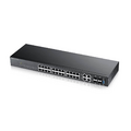 Управляемый коммутатор 24 порта: Zyxel ZX-GS2220-28-EU0101F (24х10/ 100/ 1000 Мбит/ с,4хSFP) 2 уровня