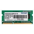 Модуль памяти SO-DIMM DDR3-1600МГц 4Гб  Patriot Memory CL11 1.35 В (PSD34G1600L81S)