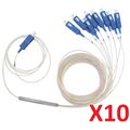 Разветвитель планарный (Splitter) PLC 1х08 SC/ UPC (упаковка 10 штук)