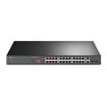 Неуправляемый POE-коммутатор 24 порта: TP-Link TL-SL1226P (24 портаХ10/ 100 Мбит/ сек) PoE‑бюджет 250 Вт,
