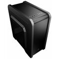 Корпус AeroCool Mini-Tower  Qs-240 Black (без БП, 2xUSB2.0, 1xUSB3.0, ) QS-240