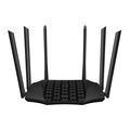 Маршрутизатор: Tenda AC21 (2.4+5 ГГц, 1хWAN, 4х10/ 100/ 1000 Мбит/ с, 5 ГГц 1733 Мбит/ с, 2,4 ГГц 300 Мбит/ с)