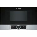 Микроволновая печь встраиваемая Bosch BFL634GS1 серебристый ( 21 л, мощность - 900 Вт, сенсорное)