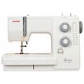 Швейная машина Janome 521 белый (электромеханическая, челнок - горизонтальный, швейных операций - 21, петля - полуавтомат)