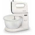 Миксер планетарный Philips HR3745/ 00 белый/ серый (450 Вт; скоростей - 5; обьем - 3 л; насадок - 4)