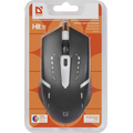 Мышь Defender Hit MB-601 оптическая, проводная, USB, с подсветкой, черный (52601)
