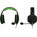 Наушники полноразмерные Smartbuy Rush TAIPAN с микрофоном, игровые, USB, черный/ зеленый (SBHG-3100)