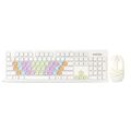 Комплект (клавиатура +мышь) Smartbuy 218346AG беспроводной, USB, белый (SBC-218346AG-W)