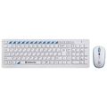 Комплект (клавиатура +мышь) Defender Skyline 895 Nano беспроводной, мультимедийный, USB, белый (45895)