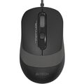 Мышь A4Tech Fstyler FM10 оптическая, проводная, USB, офисная, черный/ серый (FM10 GREY)