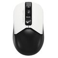 Мышь A4Tech FG12S Panda оптическая, беспроводная, Радио USB, игровая,  бело-черная (FG12S)