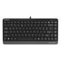Клавиатура A4Tech FK11, проводная, классическая, USB, черный, кабель 1,5 м (FK11 USB (GREY))
