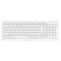 Клавиатура A4Tech FK15, проводная, классическая, USB, белый, кабель 1,5 м (FK15)