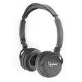 Гарнитура полноразмерная Gembird BHS-100 без микрофона, игровые, Bluetooth, черный (BHS-100)