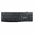 Клавиатура Gembird KB-8410, проводная, классическая, USB, черный, кабель 1,5 м (KB-8410)