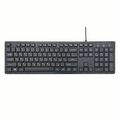 Клавиатура Gembird KB-8360U, проводная, классическая, USB, черный, кабель 1,5 м (KB-8360U)