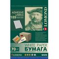 Бумага для этикеток Lomond самоклеящаяся, универсальная, 189 делений, А4, 70 г/ м2, 50 л (2100235) для струйной и лазерной печати.