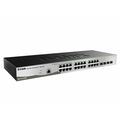 Управляемый коммутатор 28 порта: D-Link DGS-1210-28/ ME (24х1Гбит/ с,4хSFP) 2 уровня