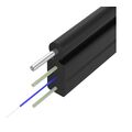 Кабель оптический FTTH, 2 волокна на проволоке G.657, 0.5 кН, несущий элемент 2*0,5мм FRP прутка, Suprlan (02-0163) Катушка 2 км
