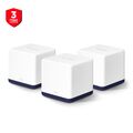 Wi-Fi Mesh система: MERCUSYS Halo H50G(3-pack) (2.4+5 ГГц, 3х1Гбит/ с, 5 ГГц 1300 Мбит/ с, 2,4 ГГц 600 Мбит/ с) Halo H50G(3-pack)