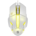 Мышь Defender Host MB-982 оптическая, проводная, USB, офисная, с подсветкой, белый (52983)