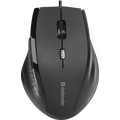 Мышь Defender Accura MM-362 оптическая, проводная, USB, офисная, черный (52362)