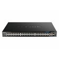 Управляемый PoE-коммутатор 52 порта D-Link DGS-1520-52MP (44х1Гбит/ с, 4х2,5Гбит/ с, 2х10Гбит/ с, 2хSFP+, 48хPoE, PoE‑бюджет 370 Вт) 3 уровня